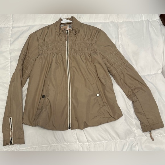 Free People Tan Zip Up Jacket Size XS. Excellent Condition! 🩷 - Picture 1 of 7